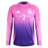 Maillot à Manches Longues Allemagne Kai Havertz 7 Extérieur Euro 2024 Pour Homme